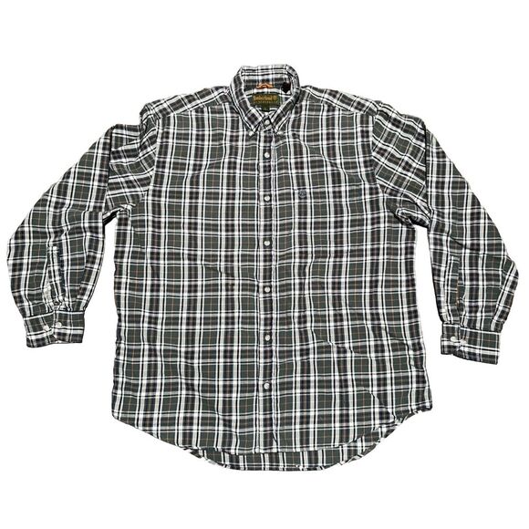 Timberland Weather Gear Mens Large Multicolor Long‎ Sleeve Button Up - Picture 1 of 16